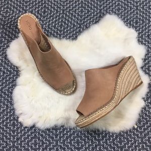 BCBGeneration Macey Espadrille Wedge Slide Sandal